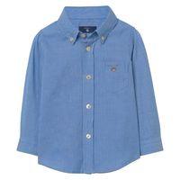 Baby Boy Windblown Oxford Stripe Shirt - Palace Blue