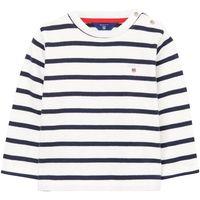 baby boy breton jumper 0 3 yrs eggshell