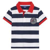 Baby Boy Barstripe Polo Shirt 0-3 Yrs - Marine
