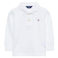 Baby Boy Long-sleeved Polo Shirt 0-3 Yrs - White