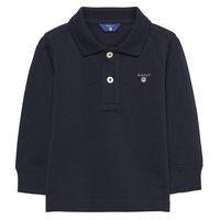 Baby Boy Long-sleeved Polo Shirt 0-3 Yrs - Marine