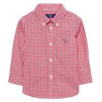 baby boy archive gingham checked shirt 0 3 yrs clear red