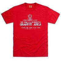 banksy graffiti area t shirt