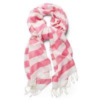 Bar Stripe Scarf - Rich Pink