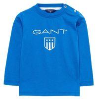 Baby Boy Long-sleeved Shield T-shirt 0-3 Yrs - Nautical Blue