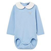 Baby Organic Cotton Bodysuit - Sea Blue