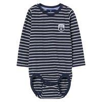 baby boy long sleeve breton stripe body evening blue