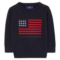 Baby Boy Flag Jumper 0-3 Yrs - Navy