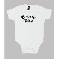 baby body diving, white