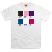 band pantone t shirt