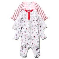 baby girl red and navy stripe spot and house print long sleeve integra ...