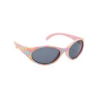 Baby girls multi colour floral printed frame tinted lense holiday sunglasses - Pink