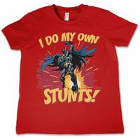 Batman I Do My Own Stunts Kids T Shirt