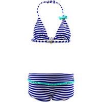 Banana Moon 2-Piece Blue and White Girls Swimsuit Silverstripe Fame girls\'s Bikinis in blue