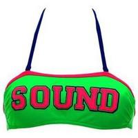 Banana Moon Green Bandeau Swimsuit Sound Sol girls\'s Mix & match swimwear in green