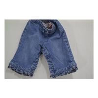 Baby Gap - Blue denim ruffled jeans