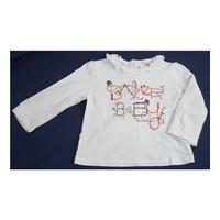 Baker Baby - Size: 6-9 months - White - Long Sleeved T-Shirt