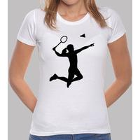 badminton woman girl