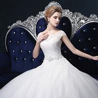 ball gown wedding dress vintage inspired floor length off the shoulder ...