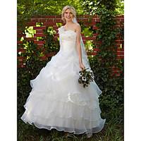 ball gown princess wedding dress vintage inspired floor length one sho ...