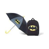 batman logo backpack umbrella set