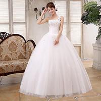 Ball Gown Wedding Dress Simply Sublime Floor-length One Shoulder Lace Satin Tulle with Flower Sequin