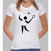 Badminton player symbol
