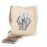 bag tote bag elephant