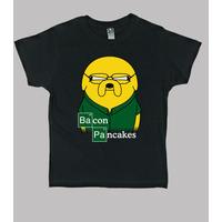 bacon pancakes kids tee