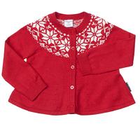 Baby Jaquard Cardigan - Red quality kids boys girls