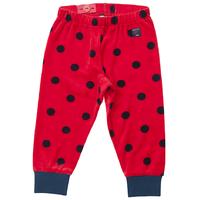 Baby Velour Trousers - Red quality kids boys girls