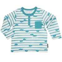 Baby Henley Top - Turquoise quality kids boys girls