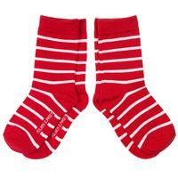 Baby 2 Pack Striped Socks - Red quality kids boys girls