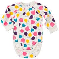 Balloons Wraparound Newborn Babygrow - Grey quality kids boys girls