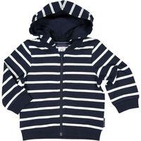 Baby Striped Hoodie Jacket - Blue quality kids boys girls