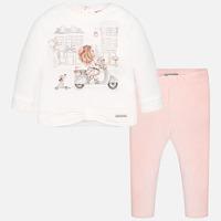 Baby girl set with corduroy leggings Mayoral