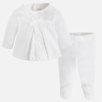 Baby girl set with lace Mayoral