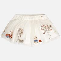 Baby girl skirt with embroidered tulle Mayoral