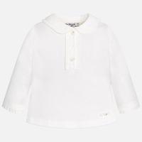 baby girl basic long sleeve polo shirt mayoral