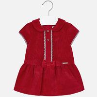 baby girl microcorduroy short sleeve dress mayoral