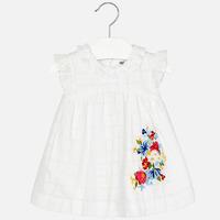 baby girl floral dress with ruffles mayoral