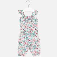 baby floral print jumpsuit mayoral