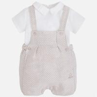 baby boy linen overall and shirt mayoral