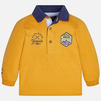 baby boy long sleeve polo shirt in rugby jersey mayoral