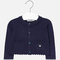 Baby girl knit cardigan with pockets Mayoral