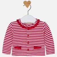 Baby girl jacket with pleated neck Mayoral