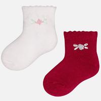 Baby girl set of 2 socks for baby girl Mayoral