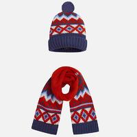 Baby boy beanie and scarf set Mayoral