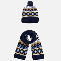 Baby boy beanie and scarf set Mayoral