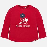 baby girl long sleeve t shirt with back ruffle mayoral